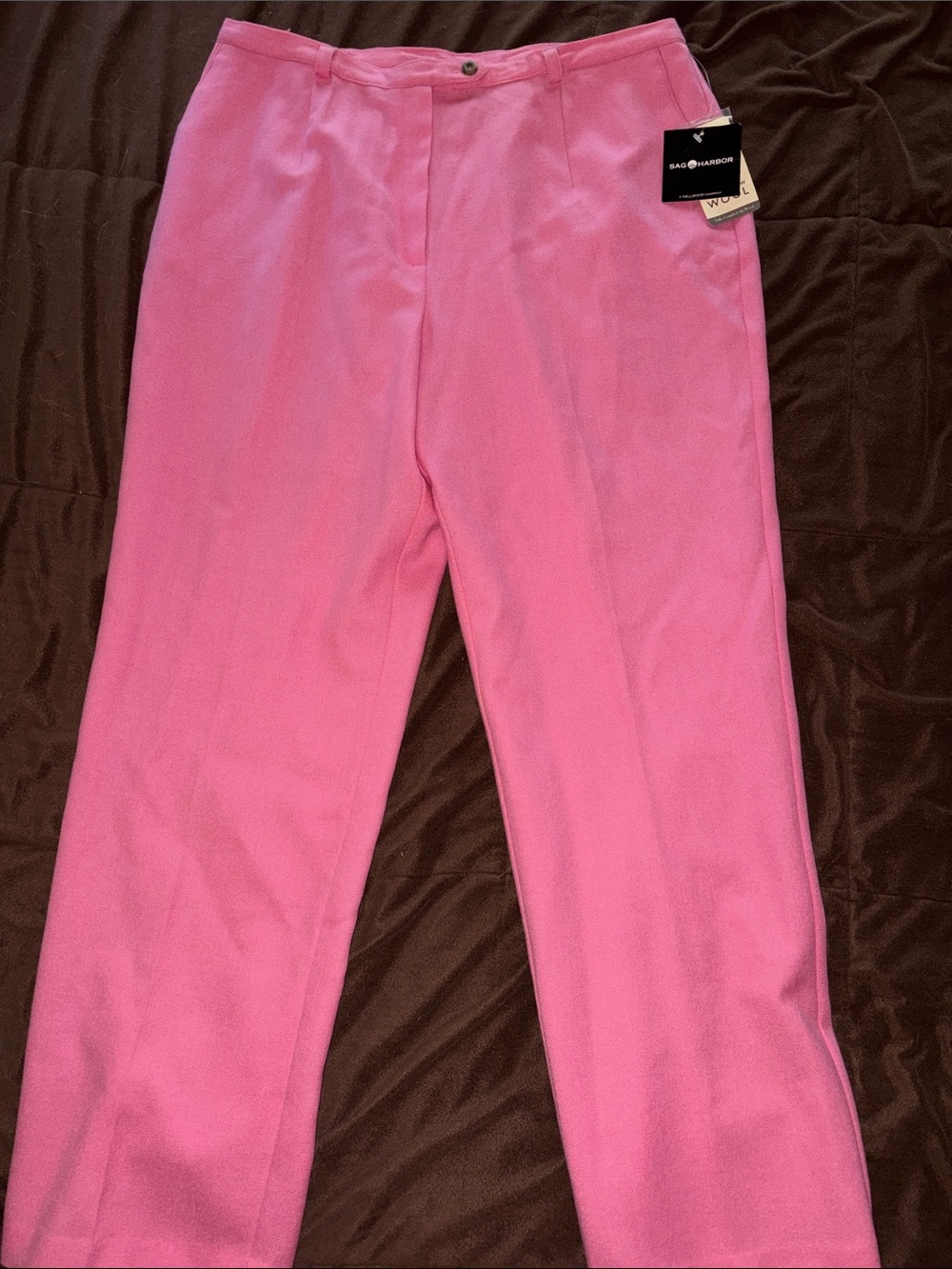 Women’s size 18 pants by Sag Harbor. Pink wool Pink Straight-Leg Bottoms